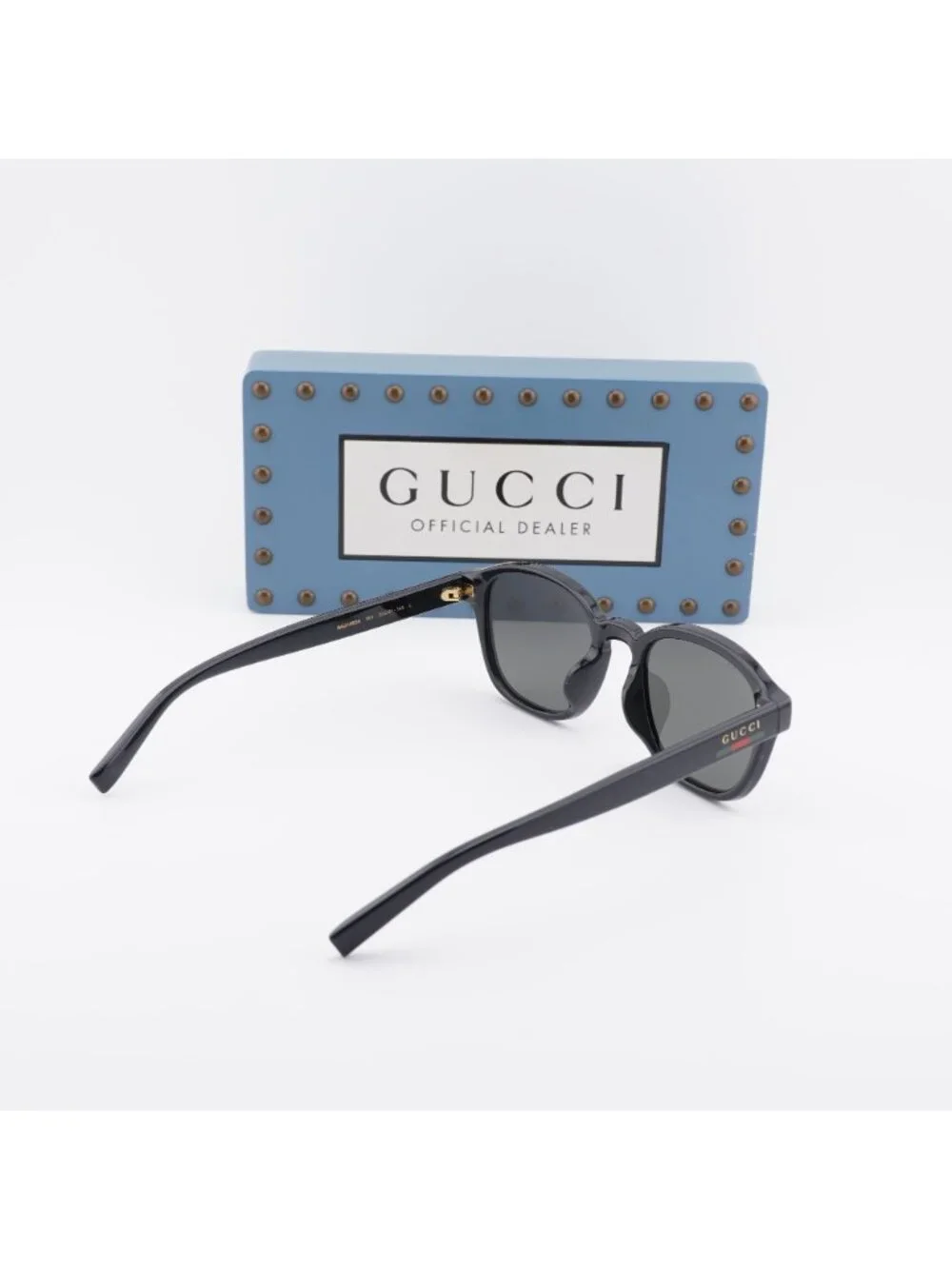 Gucci GG2109SK 001 Square Sunglasses - Black / Grey